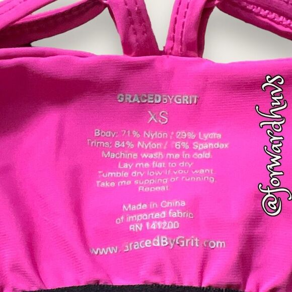 Bundle Sale 3 for $15 | Graced By Grit | Pink Running Top | Size XS - Picture 9 of 10